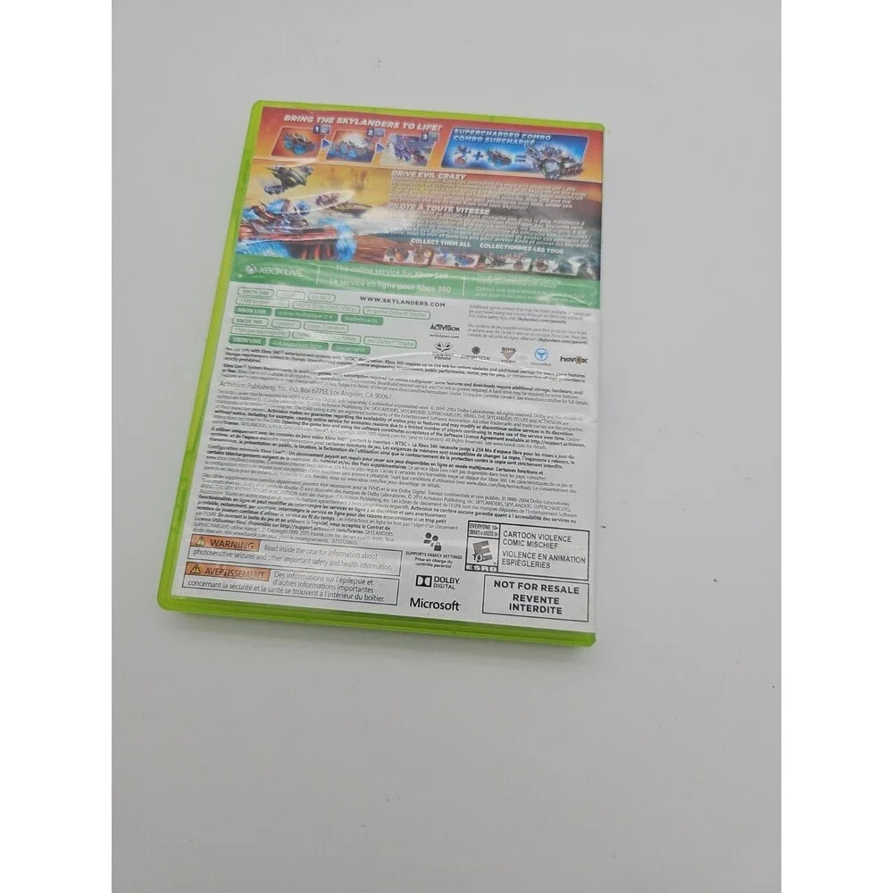 Skylanders Superchargers Video Game Xbox 360